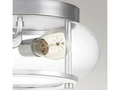 Elstead Quoizel Trilogy Cylindrisk taklampa polerad krom, IP44
