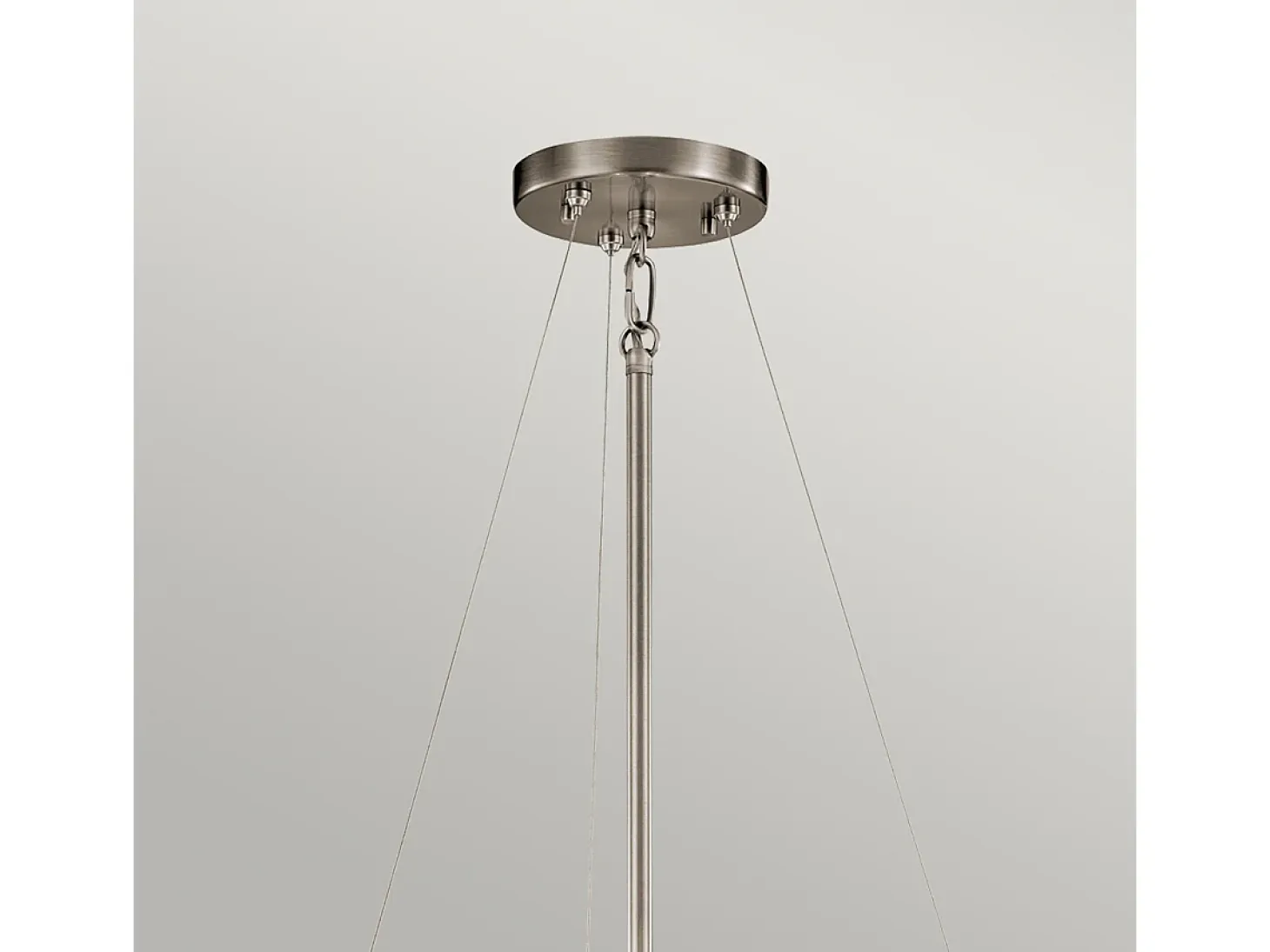 Elstead Silver Coral 3 Lätt tak Duo-Mount Pendel Classic Tenn, Silver Coral, E27