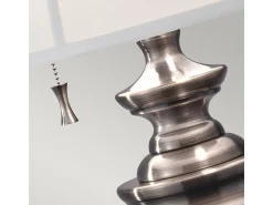 Elstead Stateroom 2 Ljus Bordslampa Antik Nickel, E27