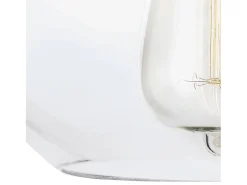 Elstead Tabby 1 Light Dome Tak Mini Pendel Polerad Nickel, E27
