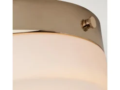 Elstead Tamar 1 Light Medium Flush Light - Polerat guld