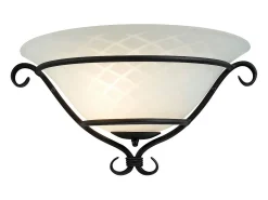 Elstead Torchiere 1 Light Indoor Wall Uplighters Svart, E27