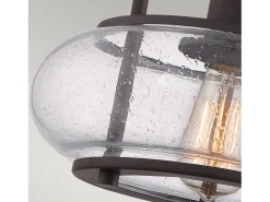 Elstead Trilogy 1 Ljus Small Semi Flush Ceiling Light Old Bronze, E27