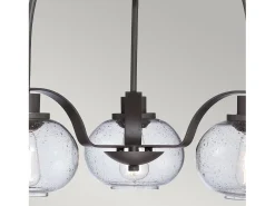 Elstead Trilogy Multi Arm Chandelier 3 Light Old Bronze Finish, E27