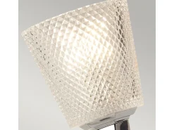 Elstead Verity 1 ljus vägglampa polerad kromglasskärm, G9
