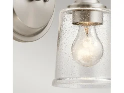 Elstead Waverly 1 ljus vägglampa, klassisk tenn, E27