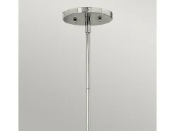 Elstead Zelda 1 Light Ceiling Mini Pendel Polerad Nickel, E27