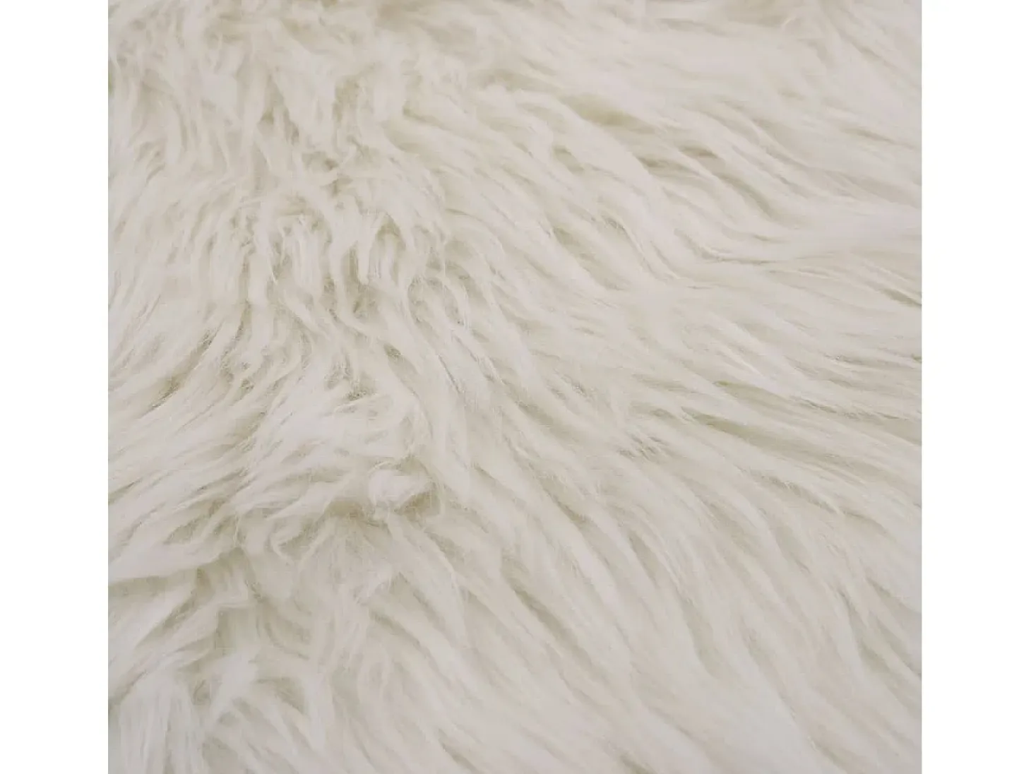 Emmett Alfombra de piel de oveja sintética blanco 60x90 cm