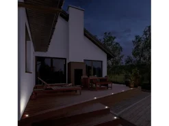 Empotrable de suelo RAIN estilo moderno y versátil -D. ø5 cm - redondo - G9 1,7W - 170lm y 3K - resina - ip67 - negro
