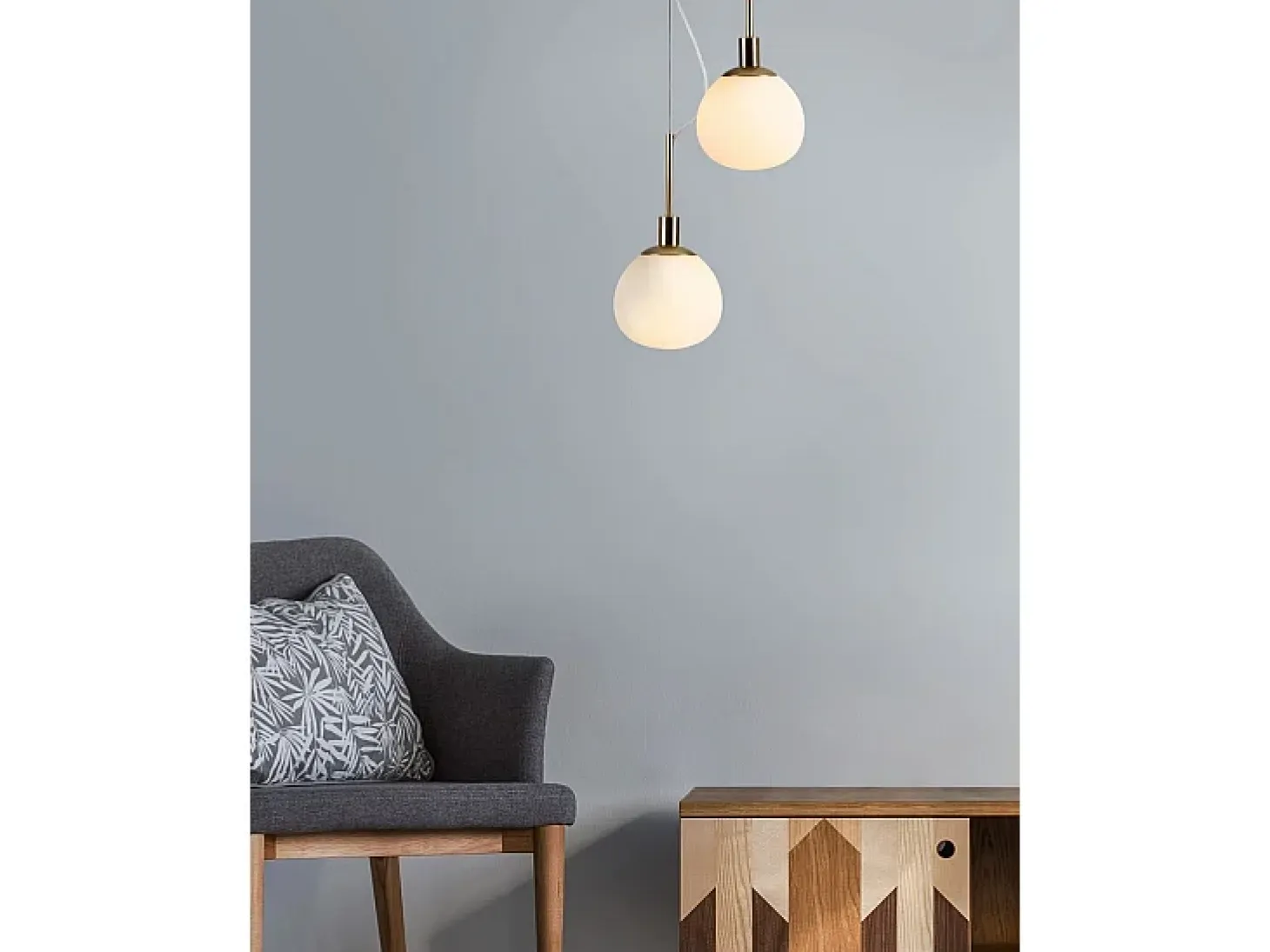 Erich Globe Lámpara Colgante de Techo Latón, 1 Luz, E14