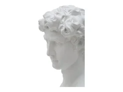 Escultura clásica decorativa de medio busto en poliresina h34cm Man