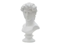 Escultura clásica decorativa de medio busto en poliresina h34cm Man