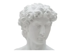Escultura clásica decorativa de medio busto en poliresina h34cm Man