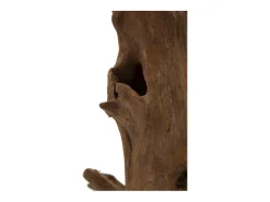 Escultura decorativa étnica de madera de teca hecha a mano Akar