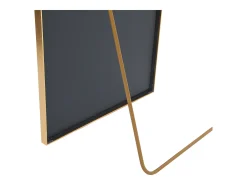 Espejo arqueado de cuerpo entero, 162 x 53 cm, de pared, para salón, dorado