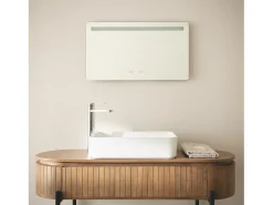 Espejo Baño con Luz LED y Antivaho 40x70 cm Benagil Seleccionable (Cálido-Neutro-Frío)