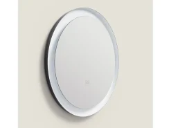 Espejo Baño con Luz LED y Antivaho Ø60 cm Nahia Seleccionable (Cálido-Neutro-Frío)