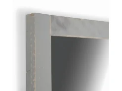 Espejo de pared de Madera gris 90 x 60- Braul