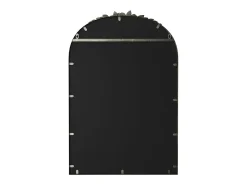 Espejo de arco de metal - L 60,5 x H 91,6 cm - Espejo de pared de diseño dorado