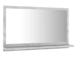Espejo de baño 60 x 10,5 x 37 cm aglomerado gris 02_0006943