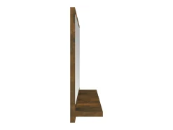 Espejo de baño 60 x 10,5 x 37 cm madera de ingeniería marrón 02_0006894