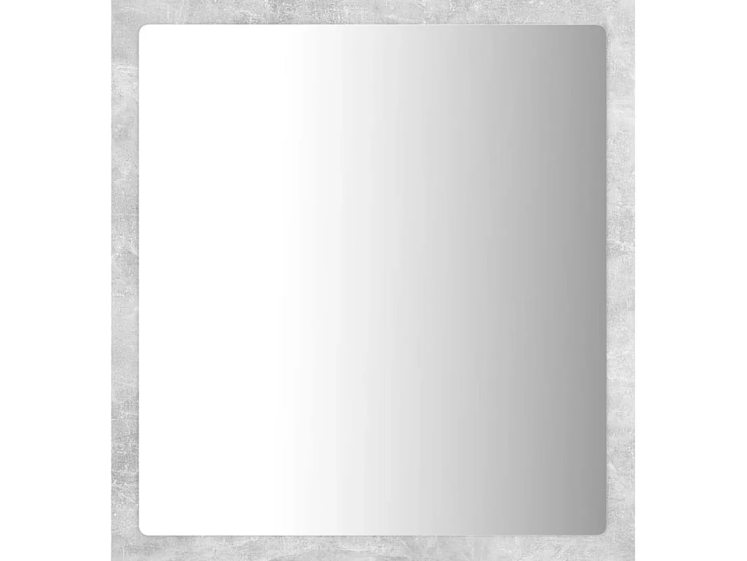 Espejo de baño acrílico gris hormigón 40x8,5x37 cm ES579277