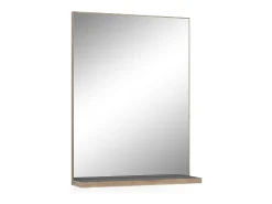 Espejo de baño antracita 60x14.6x80 niko