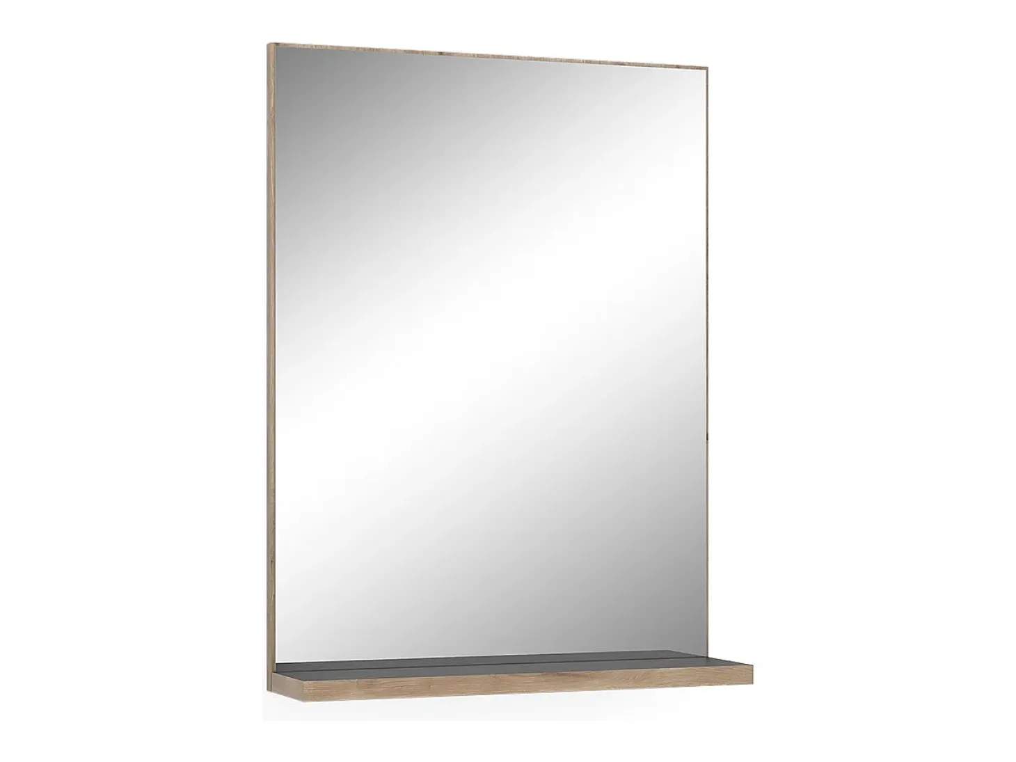 Espejo de baño antracita 60x14.6x80 niko