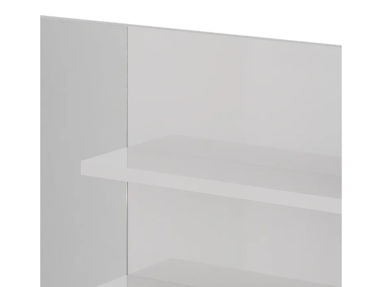 Espejo de baño blanco alto brillo 89.8x11x65
