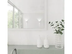Espejo de baño blanco 45x2x60 emma