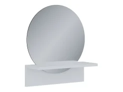 Espejo de baño blanco 40x15x47.5 elyra