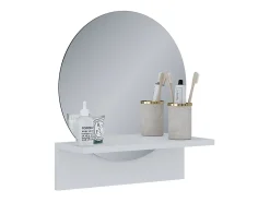 Espejo de baño blanco 40x15x47.5 elyra