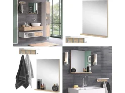 Espejo de baño blanco 50x8x51.6 henri