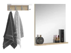 Espejo de baño blanco 50x8x51.6 henri