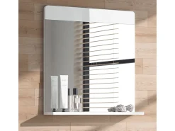 Espejo de baño blanco 60x12x62 izan