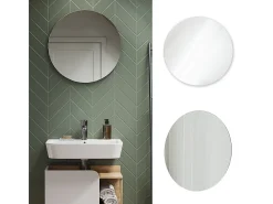 Espejo de baño blanco 60x2.1x60 karen