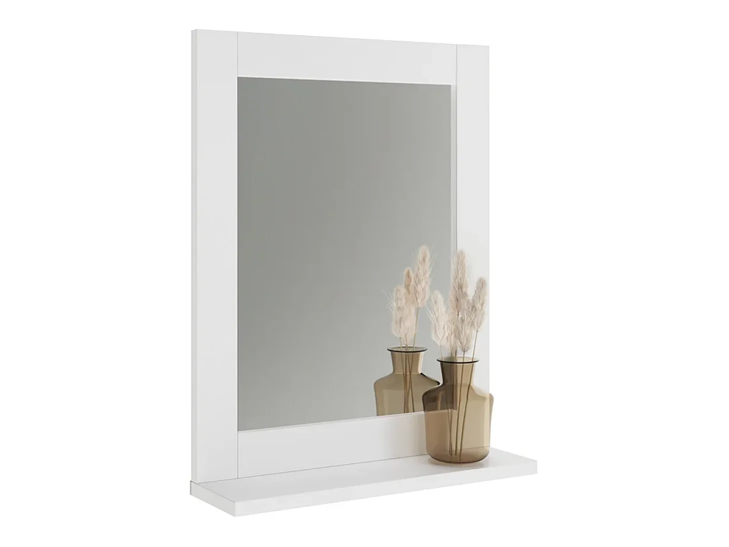 Espejo de baño blanco 40x10x50 vilda