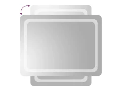 Espejo de baño con LED 60x80 cm ES616892