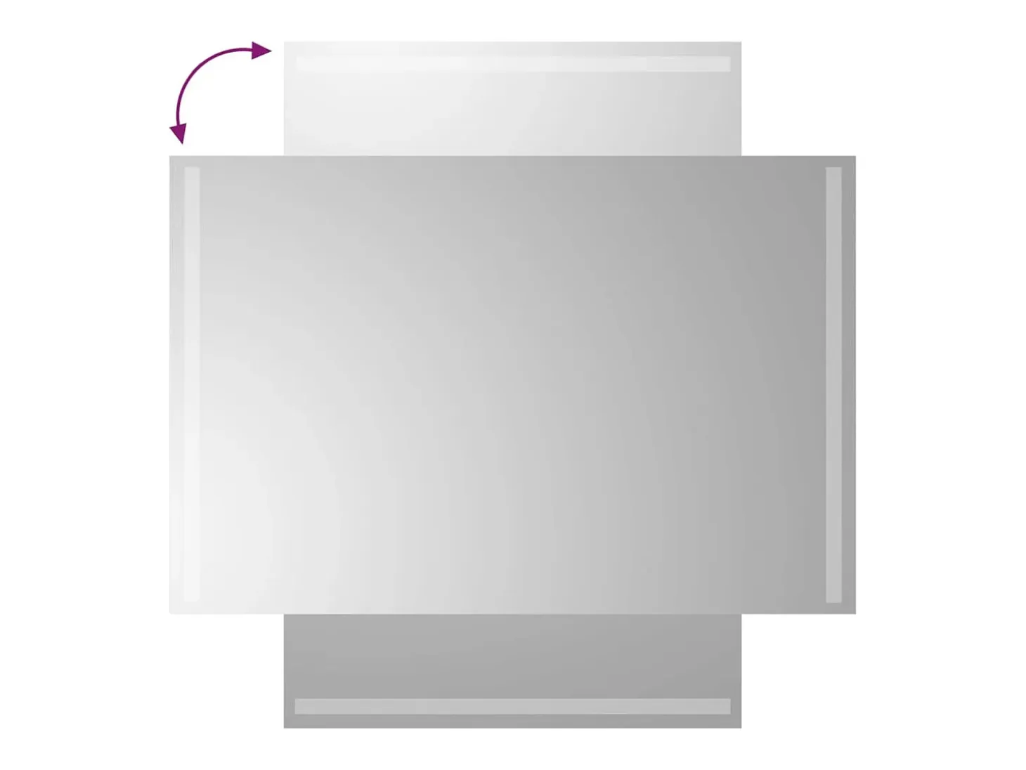 Espejo de baño con LED 60x90 cm ES937915