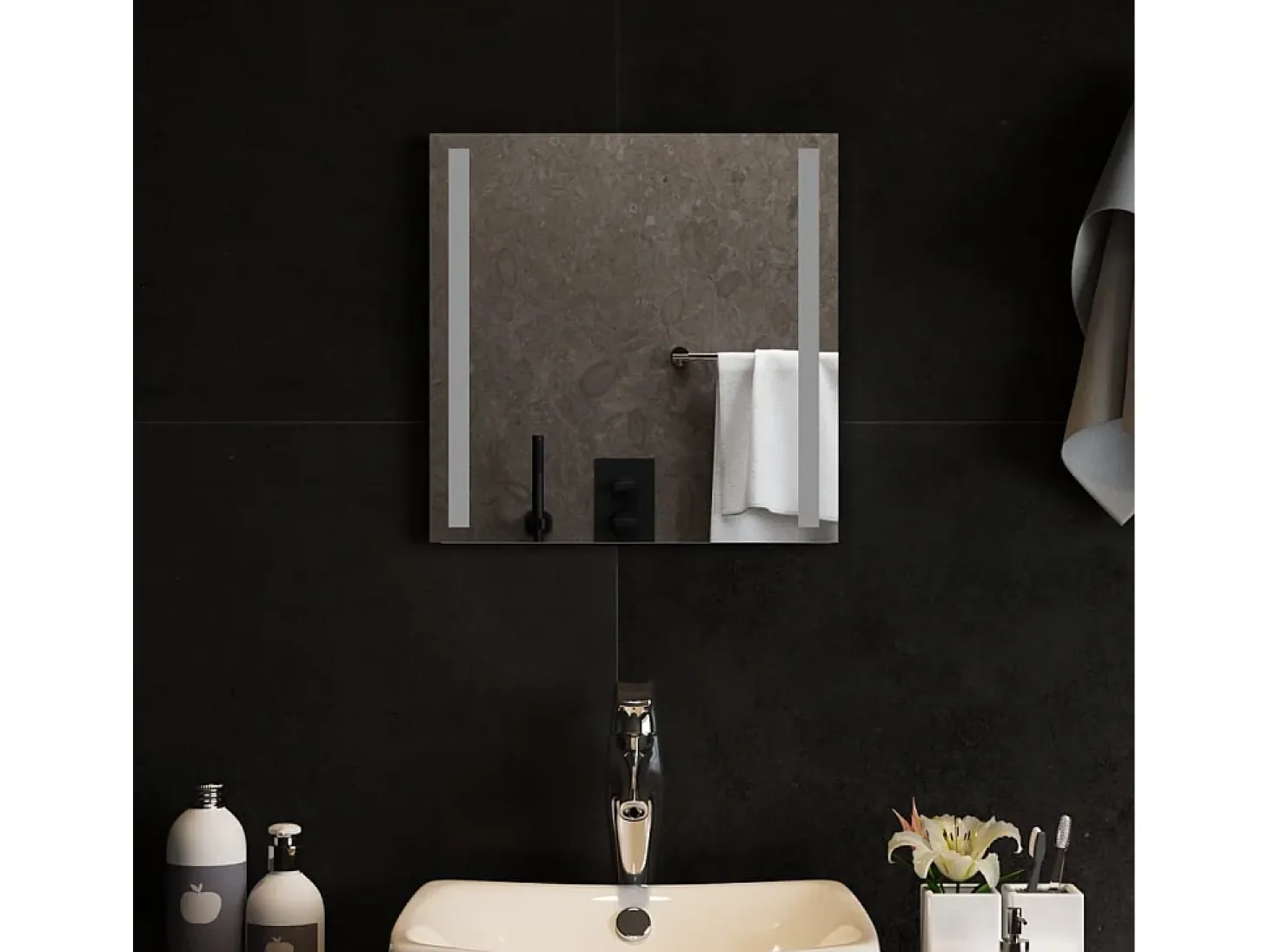 Espejo de baño con LED 40x40 cm ES785258