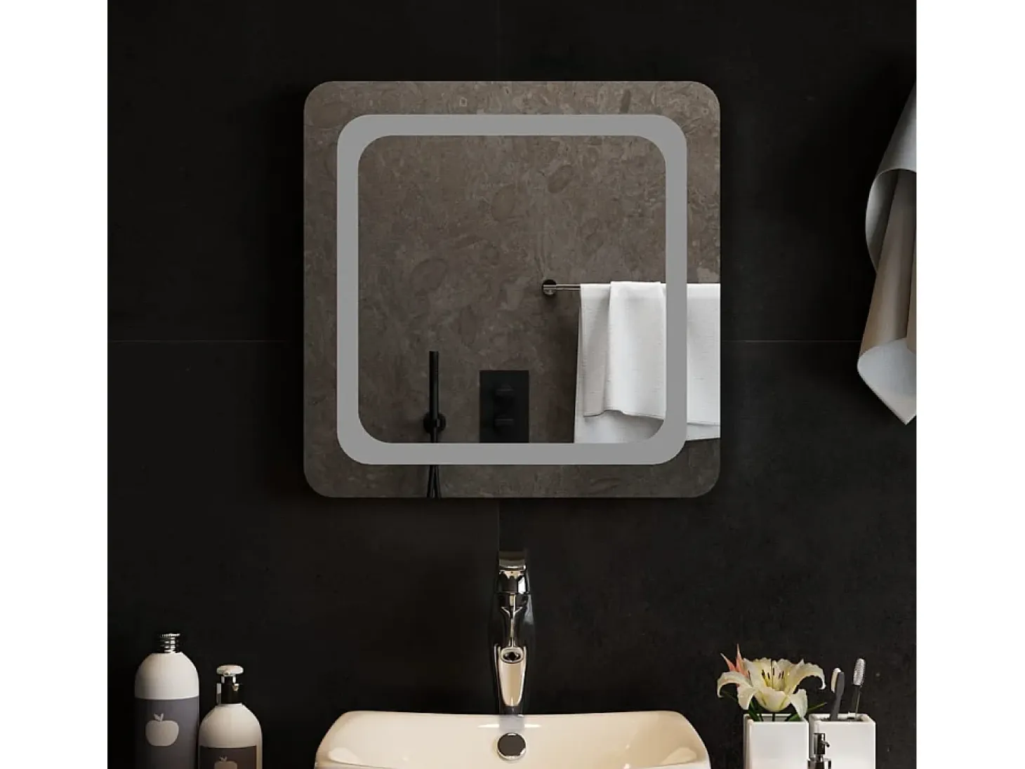 Espejo de baño con LED 50x50 cm ES305529