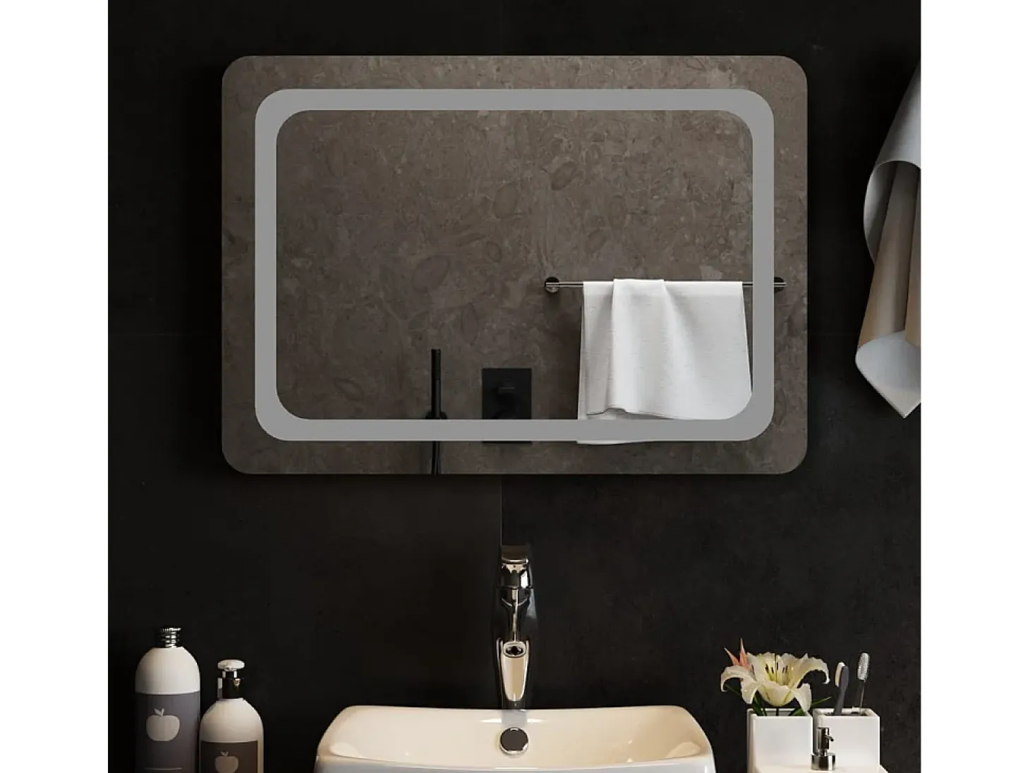 Espejo de baño con LED 70x50 cm ES956715