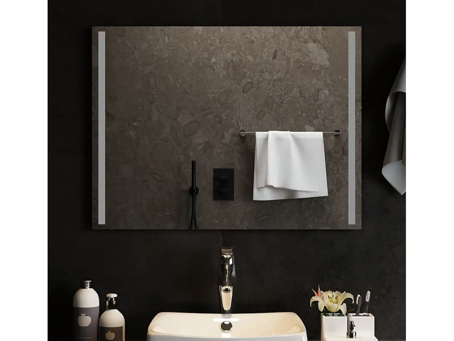 Espejo de baño con LED 80x60 cm ES459688