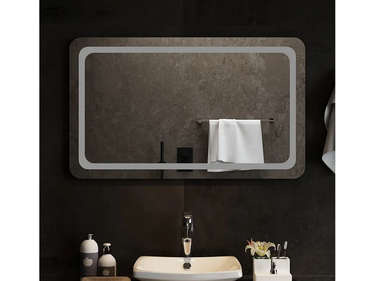 Espejo de baño con LED 100x60 cm ES477080