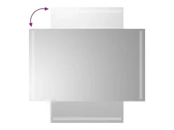 Espejo de baño con LED 50x80 cm ES593761