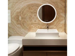 Espejo de baño EDM luz LED 20W forma circular Ø60 cm