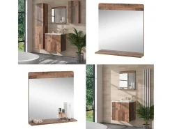Espejo de baño estilo antiguo 60x12x62 izan
