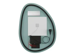 Espejo de baño iluminado asimétrico anti-vaho - 60 x 80 cm - INACIA