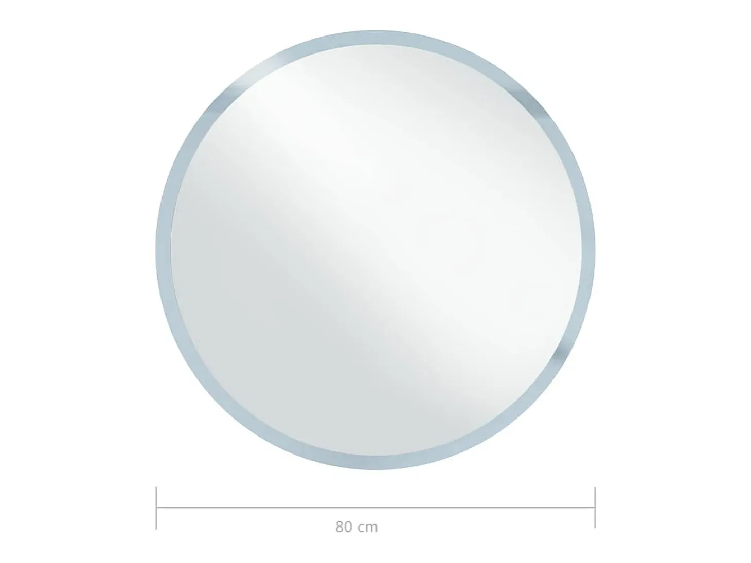 Espejo de baño LED 80 cm
