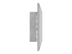 Espejo de baño LED 80 x 8,5 x 37 cm acrílico gris 02_0006992